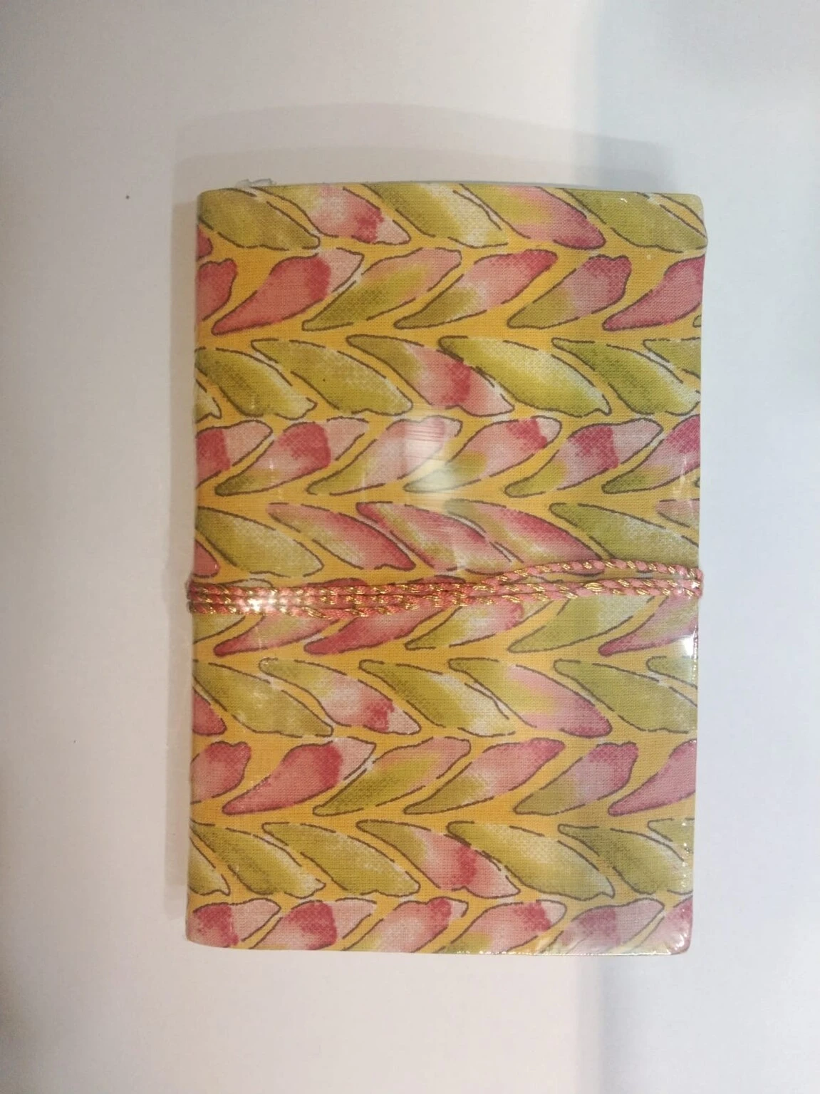 Handblock handmade paper pocket diary