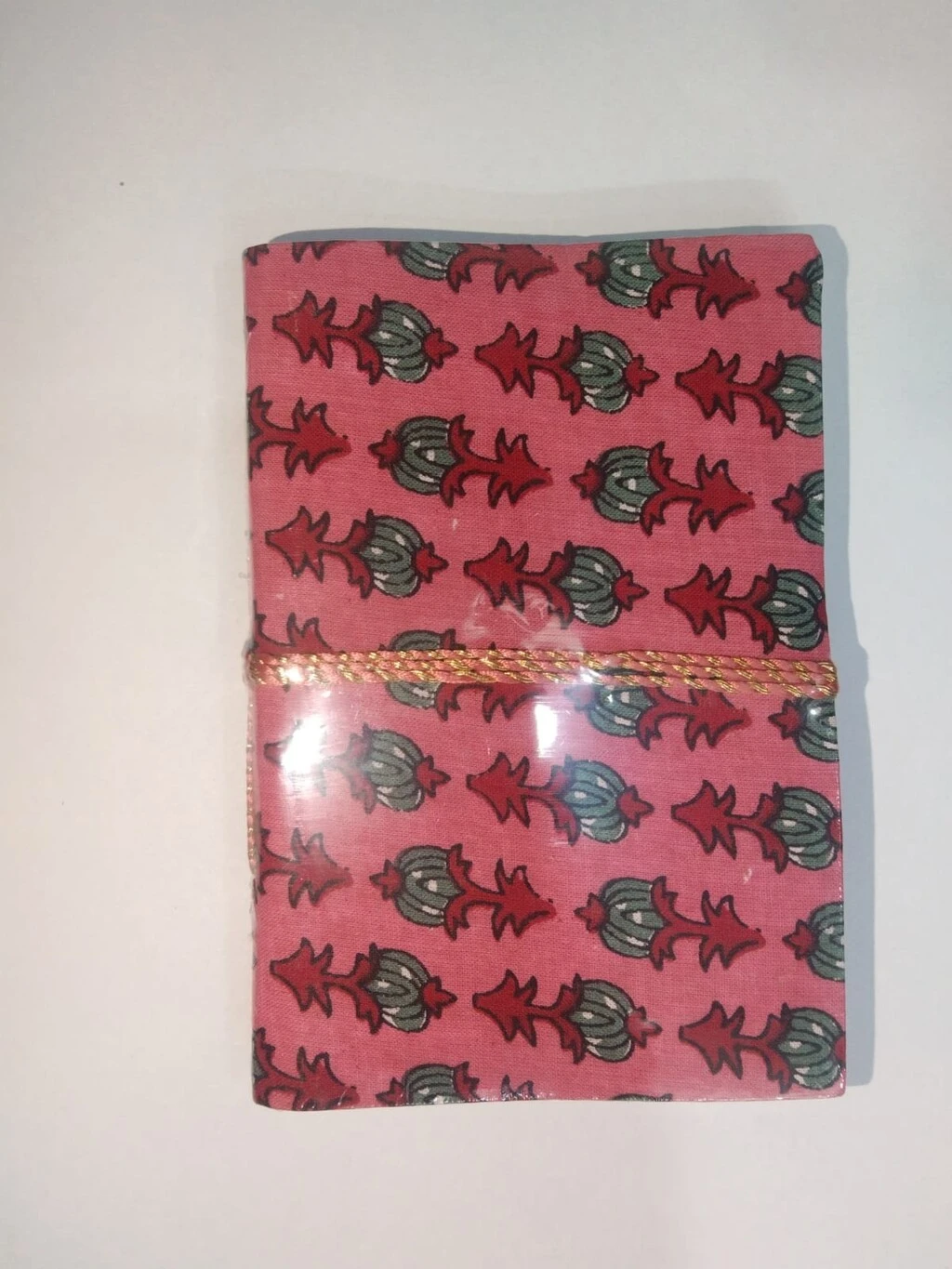 Handblock handmade paper pocket diary