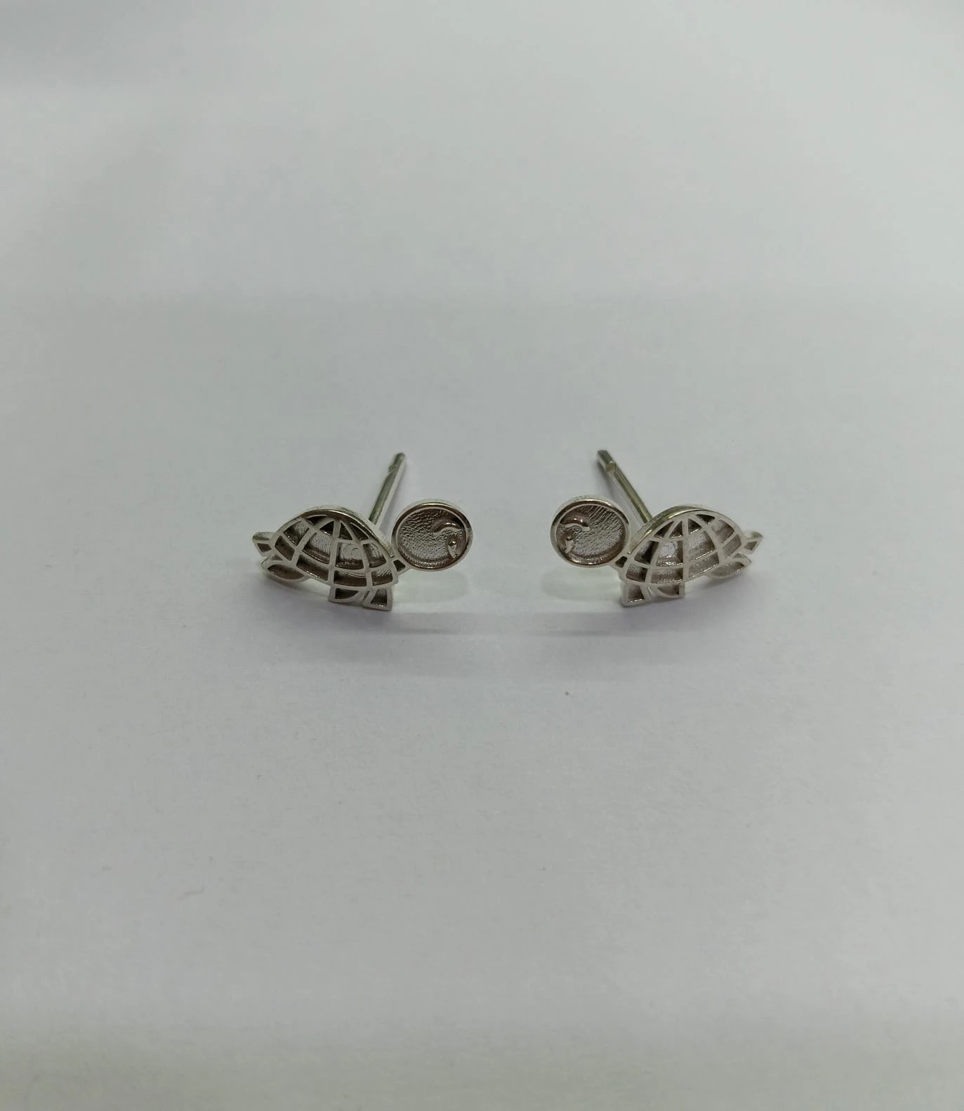 Silver Turtle earrings