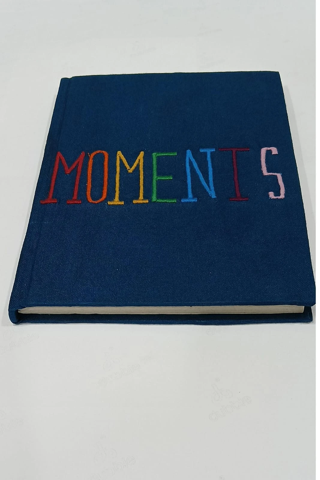 Embroidered 'Moments' Journal